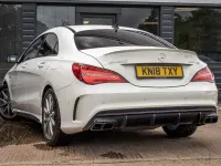 Used Mercedes CLA45 AMG AMG 381 HP (280 kW) 2018 White Coupe