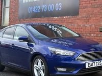Used Ford Focus Zetec 125 HP (91 kW) 2017 Blue Hatchback