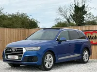 Used Audi Q7 S-Line 333 HP (244 kW) 2017 Blue SUV