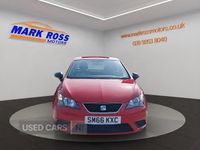 Used Seat Ibiza SOL 75 HP (55 kW) 2016 Red Hatchback