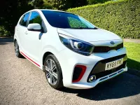 Used Kia Picanto GT-Line 99 HP (72 kW) 2019 White Hatchback
