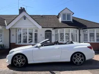 Used Mercedes E200 AMG line 184 HP (135 kW) 2016 White Cabriolet