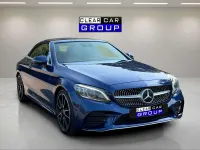 Used Mercedes C220 AMG Line Premium 194 HP (142 kW) 2019 Blue Cabriolet