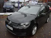 Used VW Touran SE 105 HP (77 kW) 2014 Black MPV