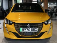 Used Peugeot e-208 GT 100 kW (136 HP) 2021 Yellow Hatchback