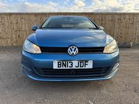 Used VW Golf VII SE 105 HP (77 kW) 2013 Blue Hatchback