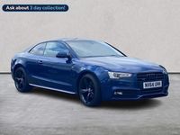 Used Audi A5 Black Edition 177 HP (130 kW) 2015 Blue Coupe