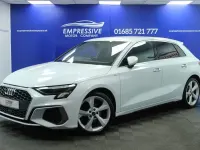 Usado Audi A3 Sportback S-Line 150 HP (110 kW) 2022 Branco Citadino