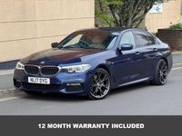 Used BMW 520 M Sport 190 HP (139 kW) 2017 Blue Sedan