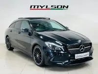 Used Mercedes CLA200 Shooting Brake AMG line 156 HP (114 kW) 2018 Black Estate