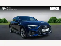 Used Audi A3 Sportback S-Line 150 HP (110 kW) 2022 Blue Hatchback