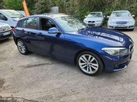 Used BMW 116 Sport Line 2015 Blue Hatchback
