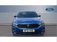 Used VW T-Roc R-line 150 HP (110 kW) 2021 Blue SUV