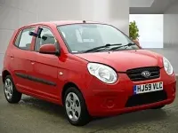 Used Kia Picanto 64 HP (47 kW) 2009 Red Hatchback