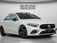 Used Mercedes A180 AMG line 136 HP (100 kW) 2022 White Hatchback