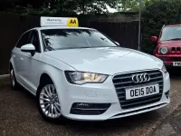 Used Audi A3 Design 110 HP (80 kW) 2015 White Hatchback