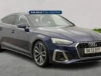 Used Audi A5 Sportback S-Line 163 HP (119 kW) 2022 Blue Hatchback