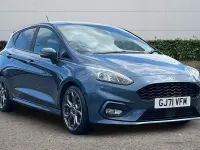 Used Ford Fiesta ST-Line 101 HP (74 kW) 2021 Blue Hatchback