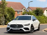 Used Mercedes CLA35 AMG Premium 306 HP (225 kW) 2020 White Coupe
