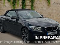 Used BMW 220 Sport Line 181 HP (133 kW) 2019 Black Cabriolet