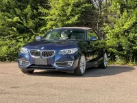Used BMW 220 Luxury Line 184 HP (135 kW) 2016 Blue Cabriolet