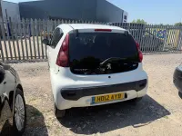 Used Peugeot 107 Allure 68 HP (50 kW) 2012 White Hatchback