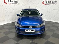 Used VW Polo SE 95 HP (69 kW) 2018 Blue Hatchback
