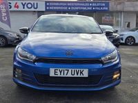Begagnad VW Scirocco Black Edition 150 HK (110 kW) 2017 Blå Sportkupé