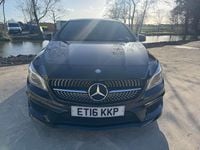 Used Mercedes CLA220 AMG line 177 HP (130 kW) 2016 Black Sedan