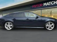 Used Audi A7 Black Edition 2017 Blue Hatchback