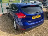 Used Ford Focus Zetec 115 HP (84 kW) 2015 Blue Hatchback
