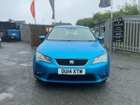 Usado Seat Leon SE 150 HP (110 kW) 2014 Azul Citadino