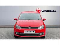 Used VW Polo Edition 90 HP (66 kW) 2017 Red Hatchback
