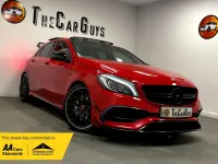 Used Mercedes A45 AMG Premium 360 HP (264 kW) 2018 Red Hatchback