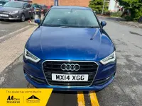 Used Audi A3 S-Line 120 HP (88 kW) 2014 Blue Hatchback