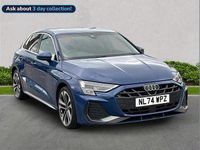 Used Audi A3 S-Line 113 HP (83 kW) 2024 Blue Hatchback