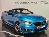 Used BMW 430 Cabriolet M Sport 252 HP (185 kW) 2017 Blue Cabriolet