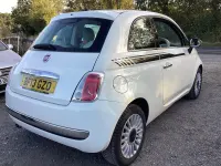 Used Fiat 500 Lounge 69 HP (50 kW) 2013 White Hatchback