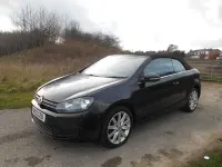 Used VW Golf Cabriolet S 105 HP (77 kW) 2012 Black Cabriolet