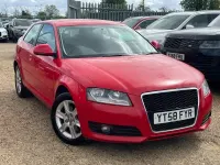 Begagnad Audi A3 Sport 160 HK (117 kW) 2008 Röd Halvkombi
