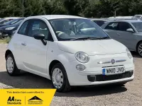 Used Fiat 500 Pop 69 HP (50 kW) 2010 White Hatchback