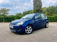 Used Ford Fiesta Zetec 2009 Blue Hatchback