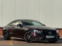 Used Mercedes E220 AMG line 2019 Red Coupe