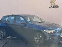 Used BMW 118 Sport Line 136 HP (100 kW) 2017 Blue Hatchback