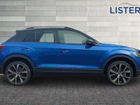 New VW T-Roc Design 2025 Ravenna blue metallic black SUV