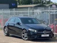 Used Mercedes A250 AMG line 2019 Black Hatchback