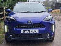 Used Toyota Yaris Hybrid Design 2021 Blue Hatchback