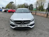 Used Mercedes CLA220 AMG line 177 HP (130 kW) 2018 Silver Sedan