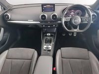 Used Audi A3 S-Line 150 HP (110 kW) 2016 Black Hatchback