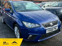 Begagnad Seat Ibiza SE Technology 80 HK (58 kW) 2019 Blå Halvkombi